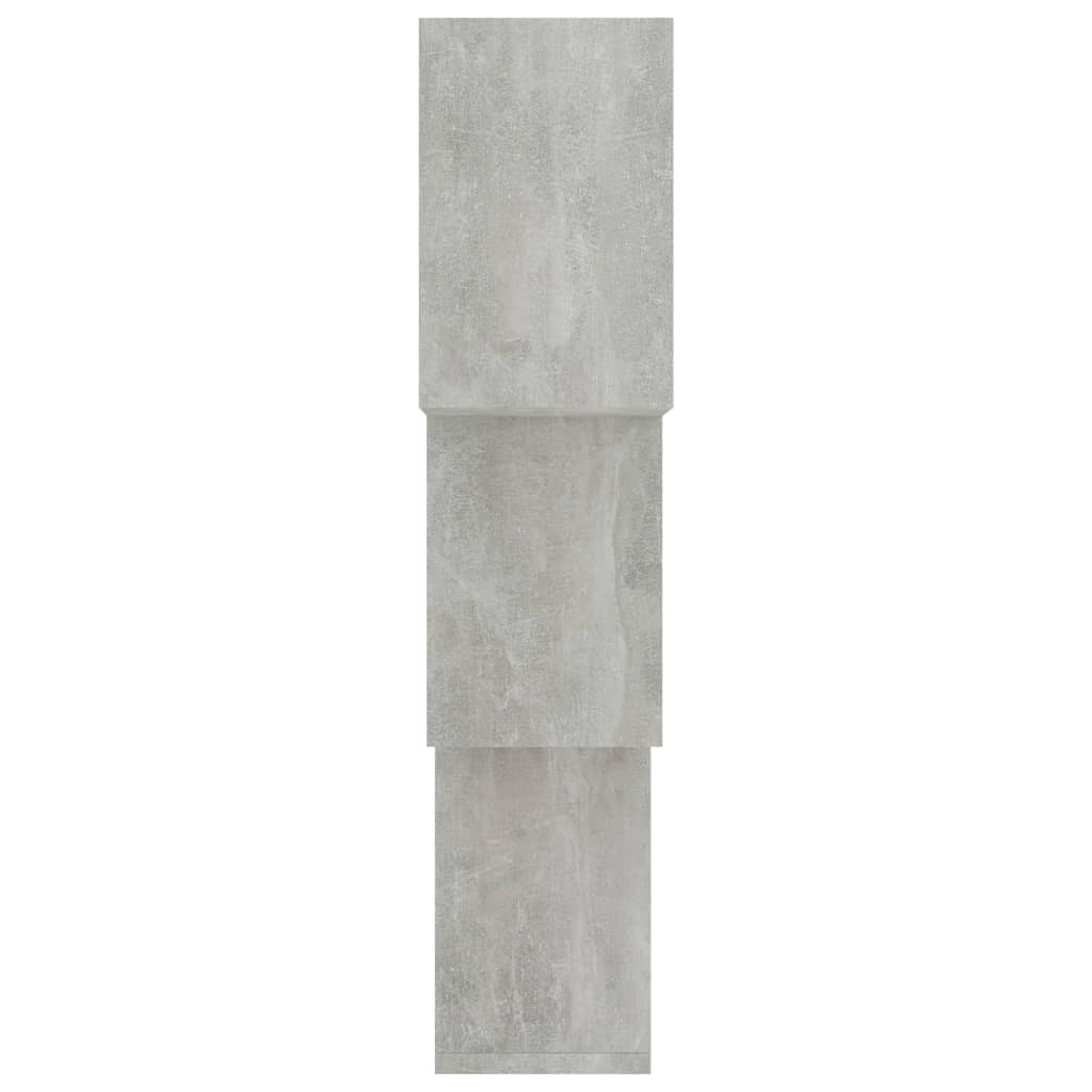 VidaXL Wandschappen kubus 68x15x68 cm bewerkt hout betongrijs
