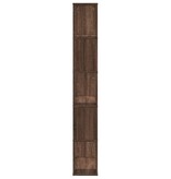 VidaXL Boekenkast 5-laags 80,5x23,5x162,5 cm hout bruin eikenkleurig