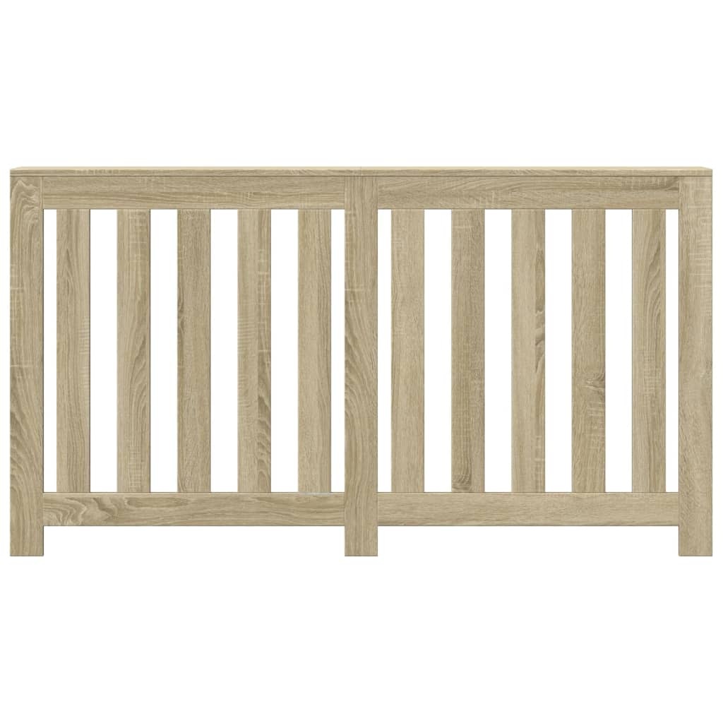 VidaXL Radiatorombouw 149x20x82 cm bewerkt hout sonoma eikenkleurig