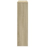 VidaXL Radiatorombouw 149x20x82 cm bewerkt hout sonoma eikenkleurig