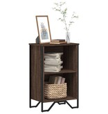 VidaXL Boekenkast 50x31x74,5 cm bewerkt hout bruin eikenkleur