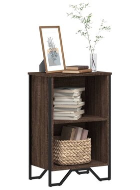 VidaXL Boekenkast 50x31x74,5 cm bewerkt hout bruin eikenkleur