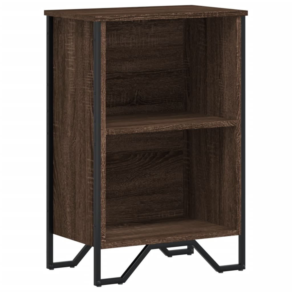 VidaXL Boekenkast 50x31x74,5 cm bewerkt hout bruin eikenkleur