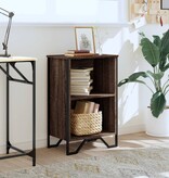 VidaXL Boekenkast 50x31x74,5 cm bewerkt hout bruin eikenkleur