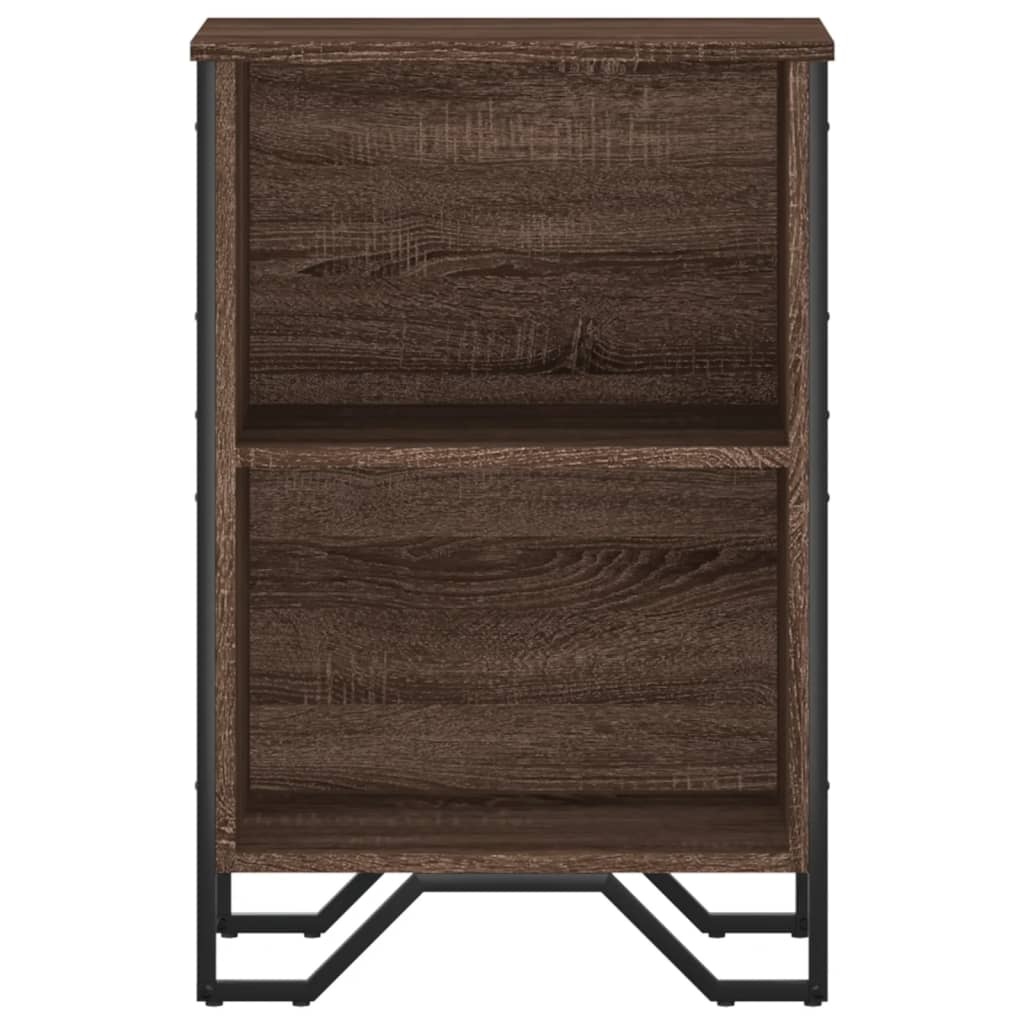 VidaXL Boekenkast 50x31x74,5 cm bewerkt hout bruin eikenkleur