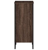 VidaXL Boekenkast 50x31x74,5 cm bewerkt hout bruin eikenkleur