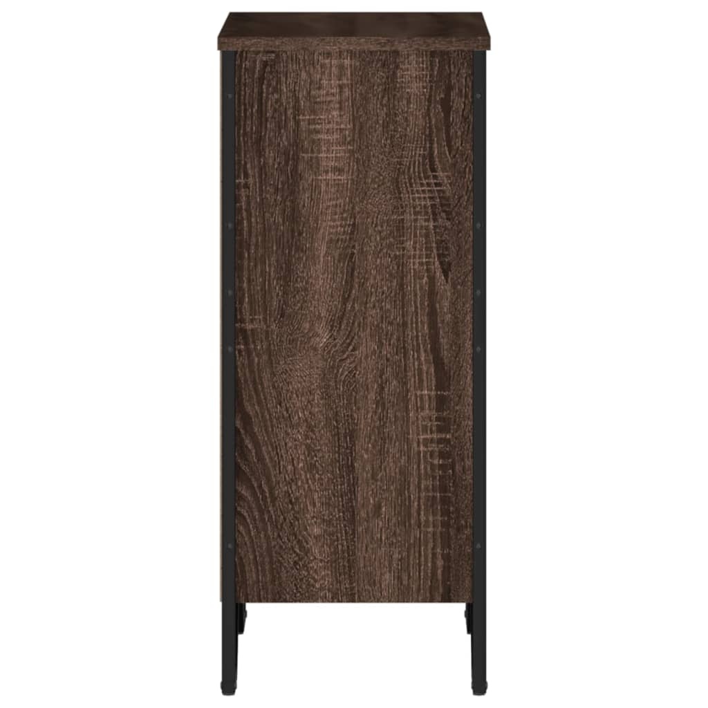 VidaXL Boekenkast 50x31x74,5 cm bewerkt hout bruin eikenkleur
