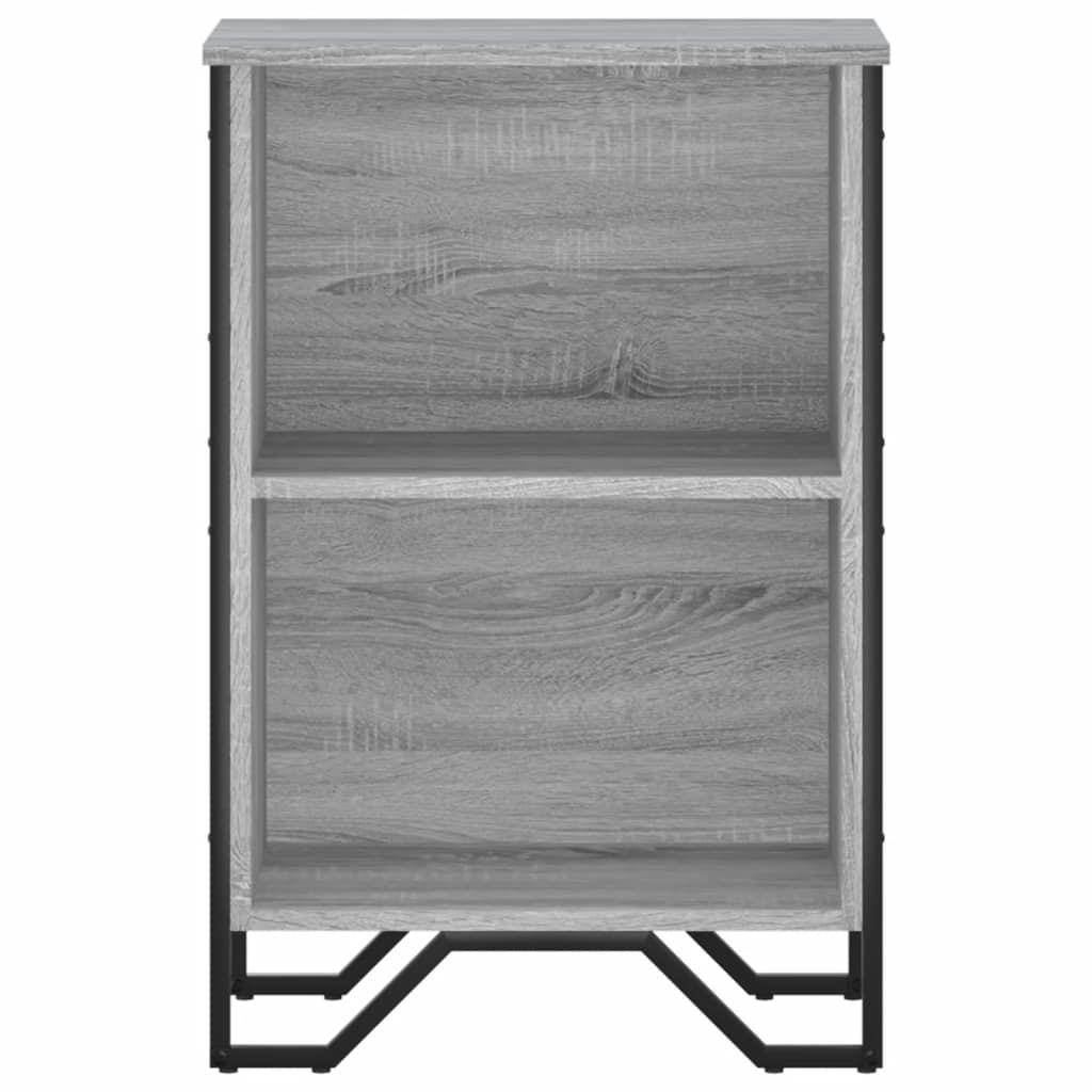 VidaXL Boekenkast 50x31x74,5 cm bewerkt hout grijs sonoma eikenkleur