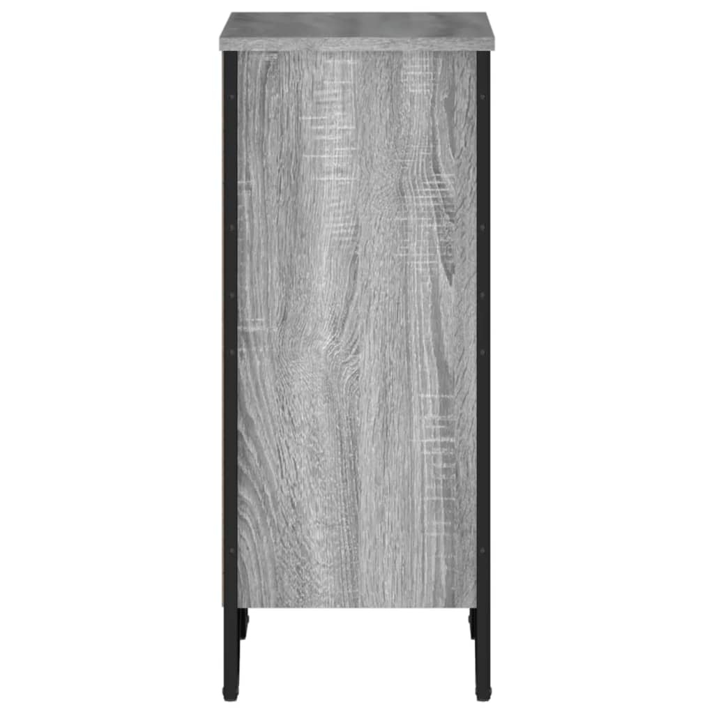 VidaXL Boekenkast 50x31x74,5 cm bewerkt hout grijs sonoma eikenkleur