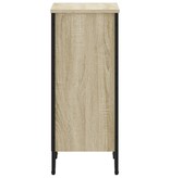 VidaXL Boekenkast 50x31x74,5 cm bewerkt hout sonoma eikenkleurig