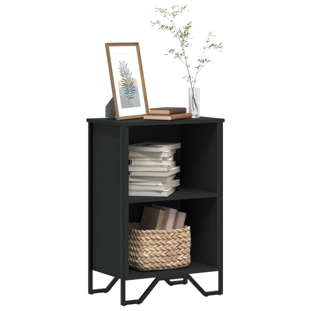 VidaXL Boekenkast 50x31x74,5 cm bewerkt hout zwart