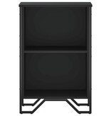 VidaXL Boekenkast 50x31x74,5 cm bewerkt hout zwart