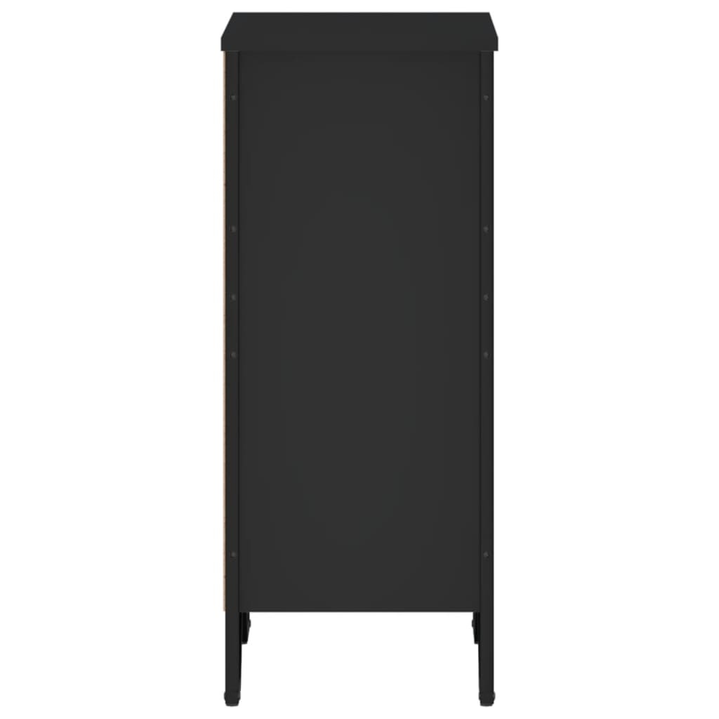 VidaXL Boekenkast 50x31x74,5 cm bewerkt hout zwart