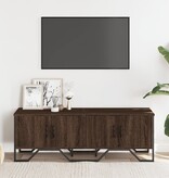 VidaXL Tv-meubel 122x34x41 cm bewerkt hout bruin eikenkleurig