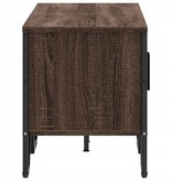 VidaXL Tv-meubel 122x34x41 cm bewerkt hout bruin eikenkleurig