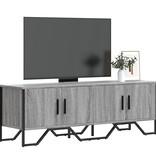 VidaXL Tv-meubel 122x34x41 cm bewerkt hout grijs sonoma eikenkleurig