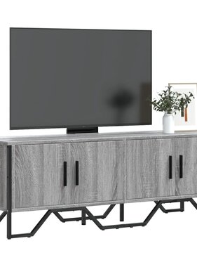 VidaXL Tv-meubel 122x34x41 cm bewerkt hout grijs sonoma eikenkleurig