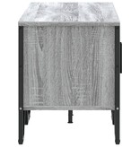 VidaXL Tv-meubel 122x34x41 cm bewerkt hout grijs sonoma eikenkleurig