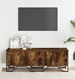VidaXL Tv-meubel 122x34x41 cm bewerkt hout gerookt eikenkleurig