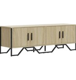 VidaXL Tv-meubel 122x34x41 cm bewerkt hout sonoma eikenkleurig