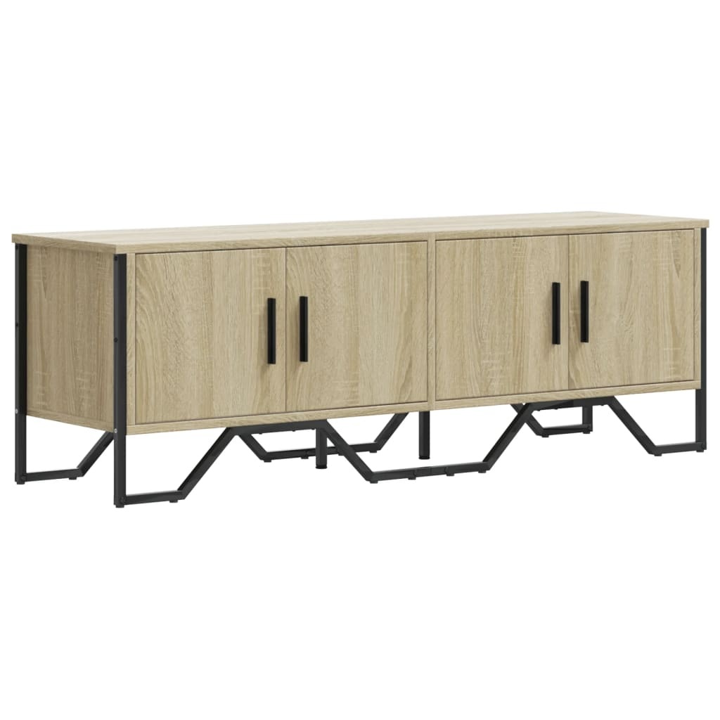 VidaXL Tv-meubel 122x34x41 cm bewerkt hout sonoma eikenkleurig