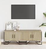 VidaXL Tv-meubel 122x34x41 cm bewerkt hout sonoma eikenkleurig