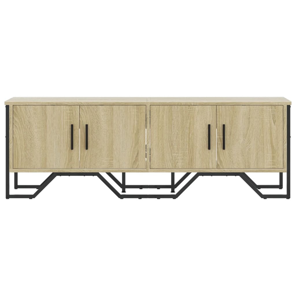 VidaXL Tv-meubel 122x34x41 cm bewerkt hout sonoma eikenkleurig