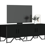 VidaXL Tv-meubel 122x34x41 cm bewerkt hout zwart