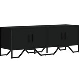 VidaXL Tv-meubel 122x34x41 cm bewerkt hout zwart
