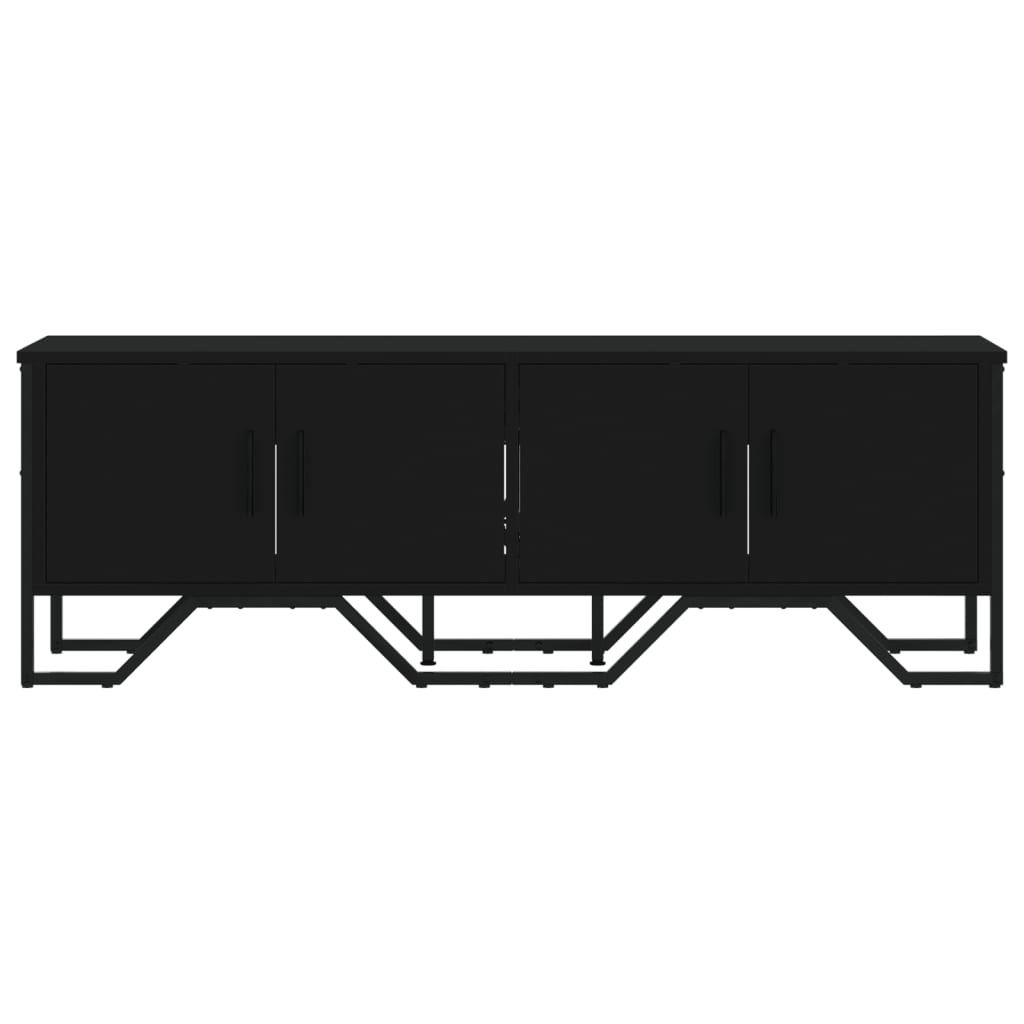 VidaXL Tv-meubel 122x34x41 cm bewerkt hout zwart