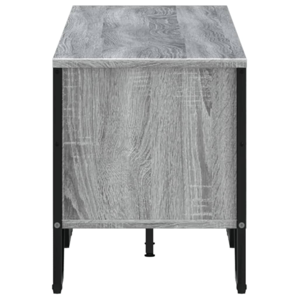 VidaXL Tv-meubel 180x34x41 cm bewerkt hout grijs sonoma eikenkleurig