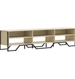 VidaXL Tv-meubel 180x34x41 cm bewerkt hout sonoma eikenkleurig