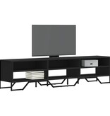 VidaXL Tv-meubel 180x34x41 cm bewerkt hout zwart