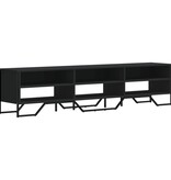VidaXL Tv-meubel 180x34x41 cm bewerkt hout zwart