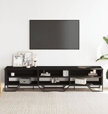 VidaXL Tv-meubel 180x34x41 cm bewerkt hout zwart