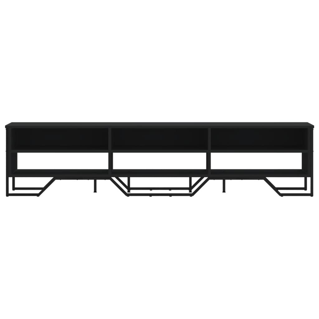 VidaXL Tv-meubel 180x34x41 cm bewerkt hout zwart