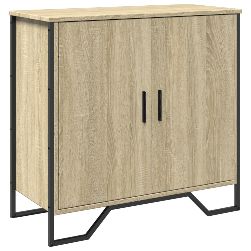 VidaXL Dressoir 78x35,5x74,5 cm bewerkt hout sonoma eikenkleurig
