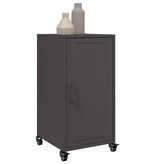 VidaXL Dressoir 36x39x72 cm koudgewalst staal zwart