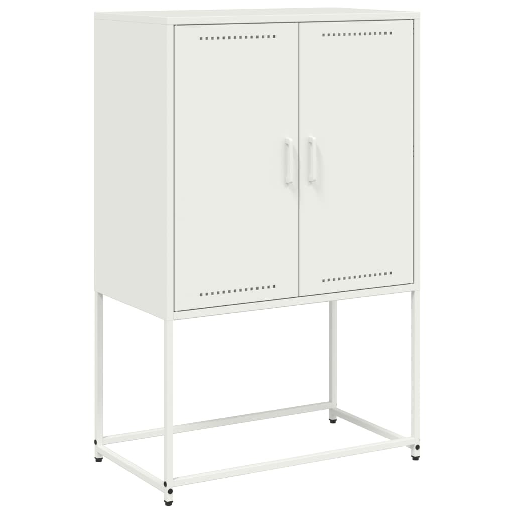 VidaXL Tv-meubel 68x39x60,5 cm staal wit
