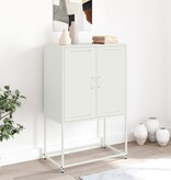 VidaXL Tv-meubel 68x39x60,5 cm staal wit