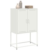 VidaXL Tv-meubel 68x39x60,5 cm staal wit