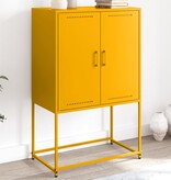 VidaXL Tv-meubel 68x39x60,5 cm staal antracietkleurig