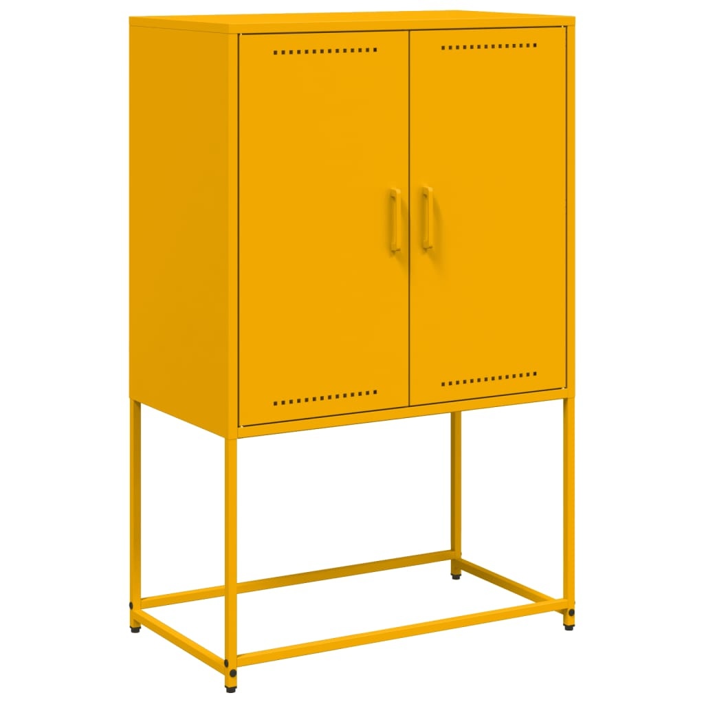 VidaXL Tv-meubel 68x39x60,5 cm staal antracietkleurig