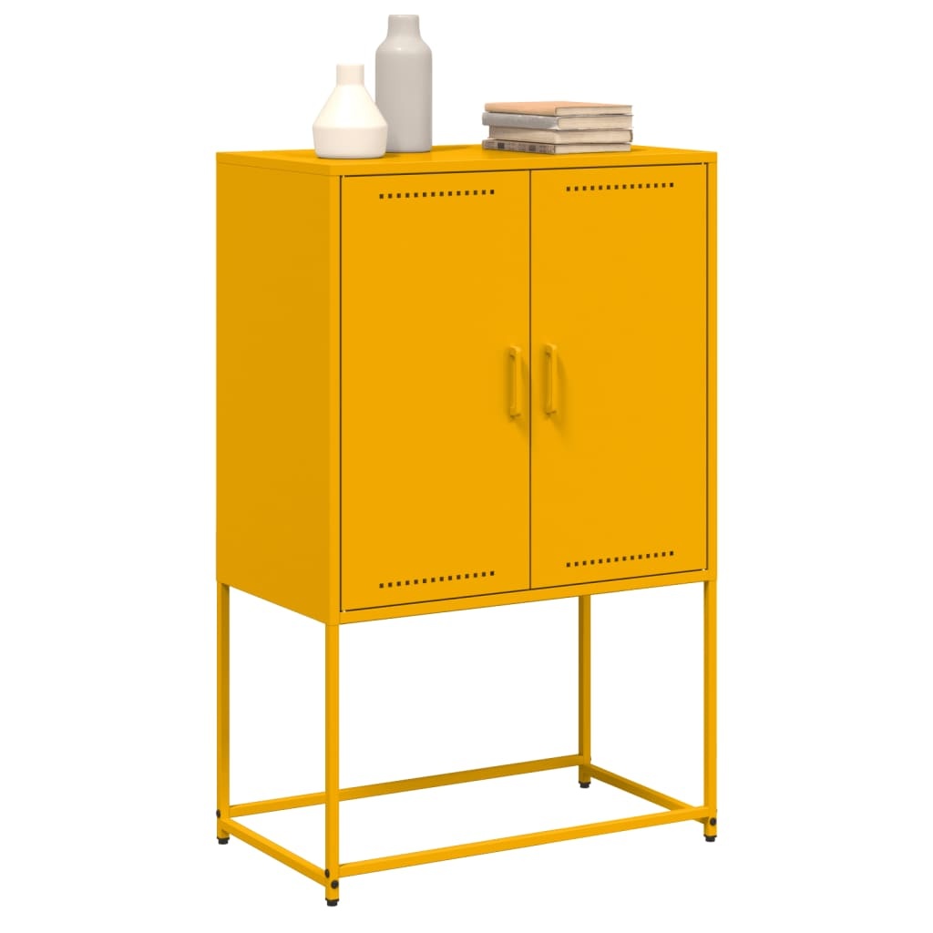 VidaXL Tv-meubel 68x39x60,5 cm staal antracietkleurig