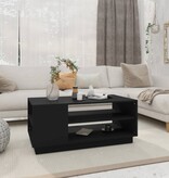 VidaXL Salontafel 102x55x43 cm bewerkt hout zwart