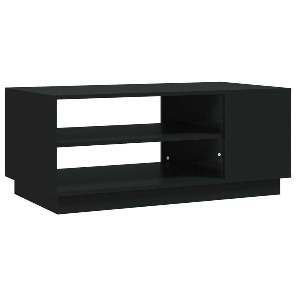 VidaXL Salontafel 102x55x43 cm bewerkt hout zwart
