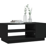 VidaXL Salontafel 102x55x43 cm bewerkt hout zwart