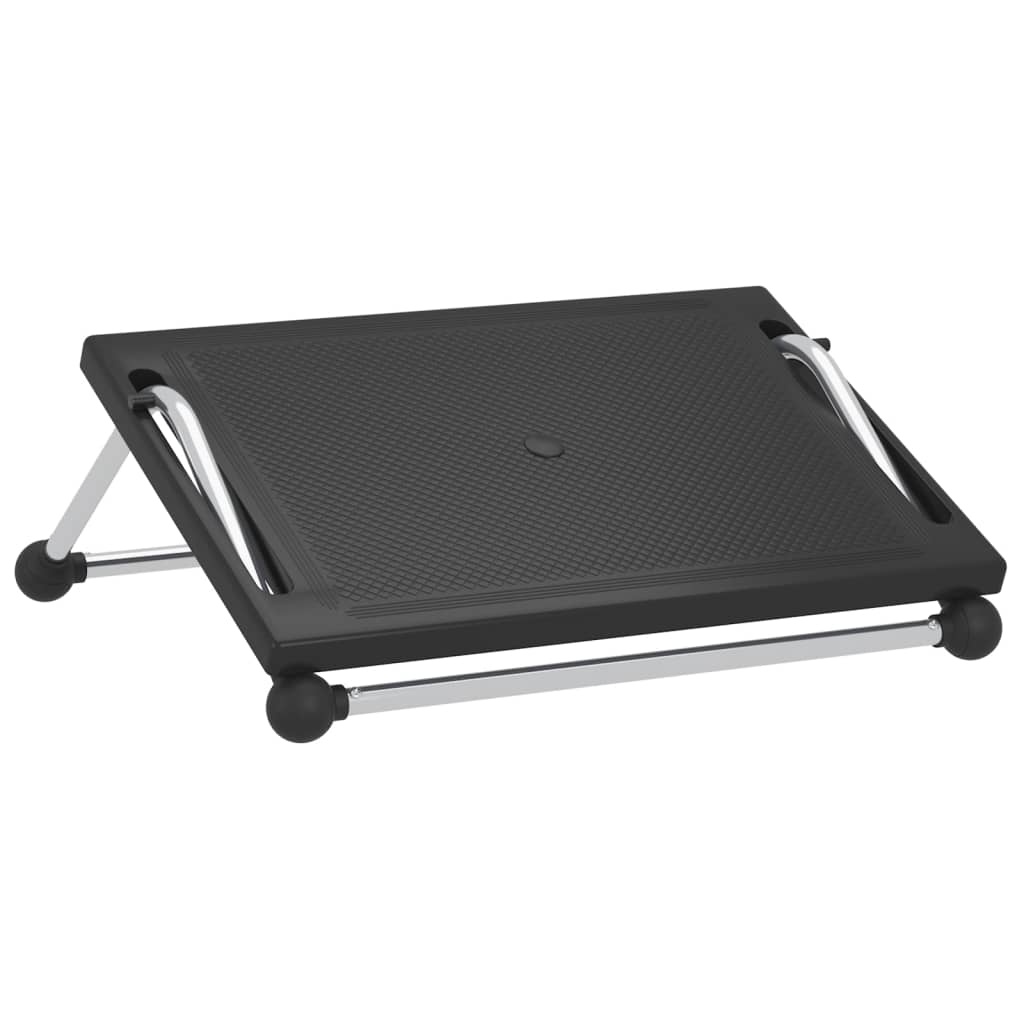 VidaXL Voetensteun 45x40x13,5 cm zwart
