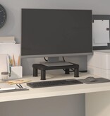 VidaXL Monitorstandaard 38x24x10,5 cm zwart