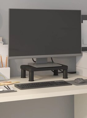 VidaXL Monitorstandaard 38x24x10,5 cm zwart